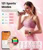 New Luxury Diamond Smart Watch For Women 8mm Ultra Thin Body Bluetooth Call Heart Rate IP68 Waterproof Smartwatch Rose Gold