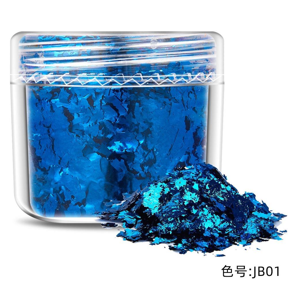 

Набор сусального золота – Хлопья, Блестки, Глиттер и Фольга для DIY изделий из смолы, Силиконовых форм, Нейл-арта, Ювелирных изделий и Креативного декора JB-01 разноцветный