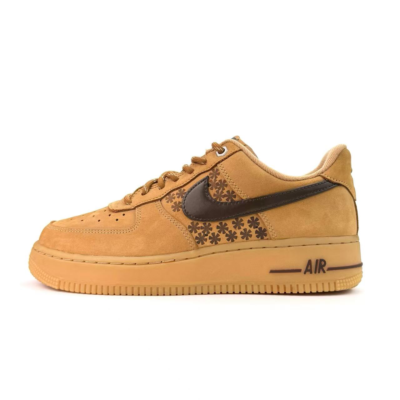 

Nike Air Force 1 Wheatfield Floral 2.0 Abrasion Resistant Low top Skateboard Shoes Unisex Wheat CJ9179-200(Team801-2.0) 35.5