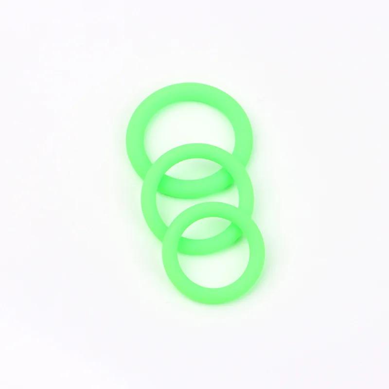 3 Sizes Silicone Cock Rings Male Delay Ejaculation Penis Lasting Erection Scrotum Testis Restraint Adult Game Sex Toys For Men