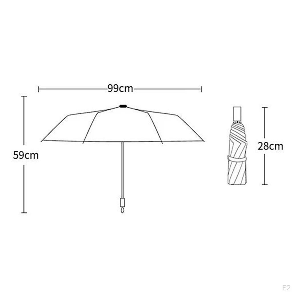 Kompakter Taschenschirm für Reisen und Outdoor-Abenteuer