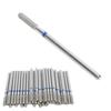 50pcs Portable Nail Drill Bits Dead Skin Removal Nail Grinding Polishing Head Accessory (M-41.25)