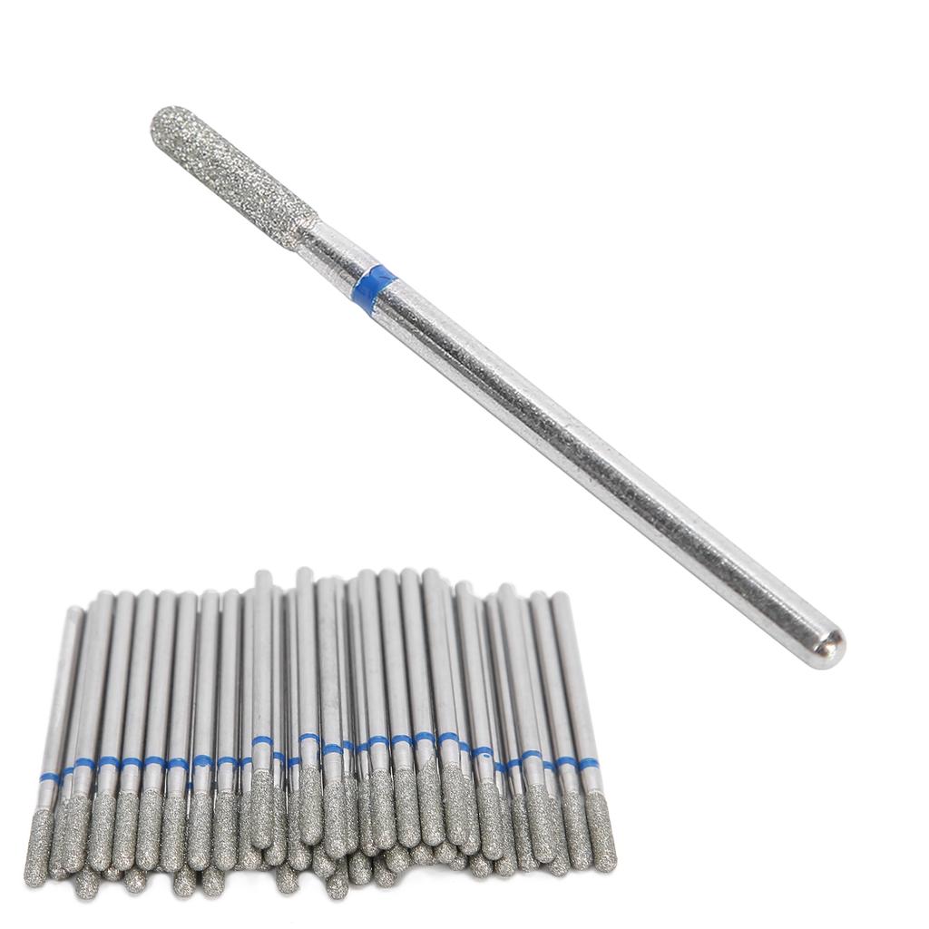 50pcs Portable Nail Drill Bits Dead Skin Removal Nail Grinding Polishing Head Accessory (M-41.25)