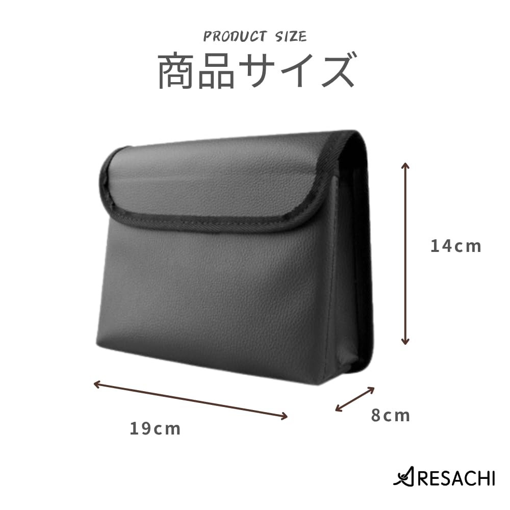 ARESACHI Car Trash Compact Car Car Storage Box with Black Can, Accessory, Lid, Small,