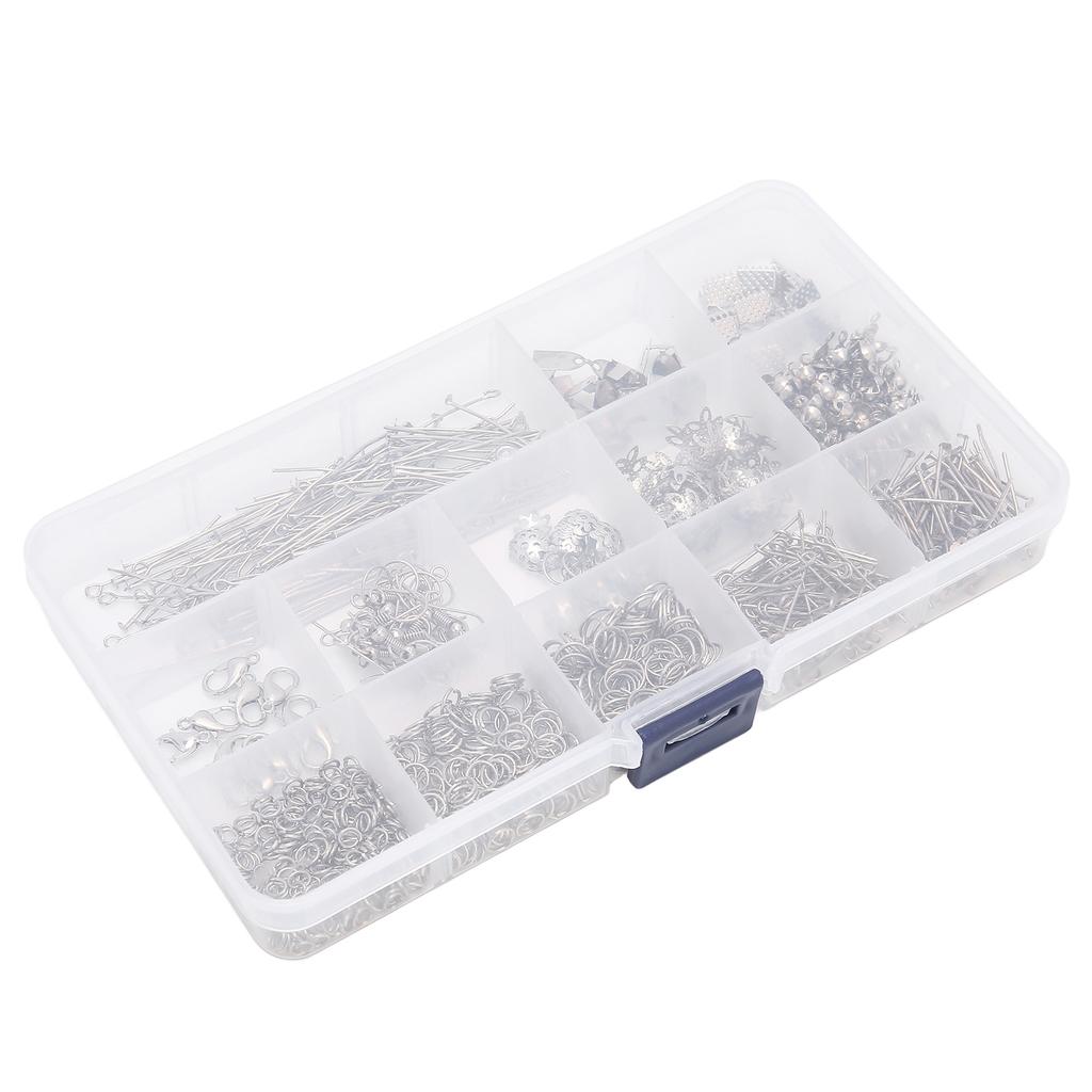 800 Stück DIY Bastelarbeiten Schmuckzubehör für Anhänger Halskette Armband Ohrring Schlüsselanhänger Herstellung