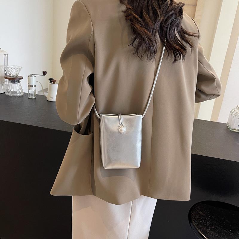 Mode Mini kleine Tasche Damen neue strukturierte Geldbörse lässige Schulter Umhängetasche Handy-Tasche