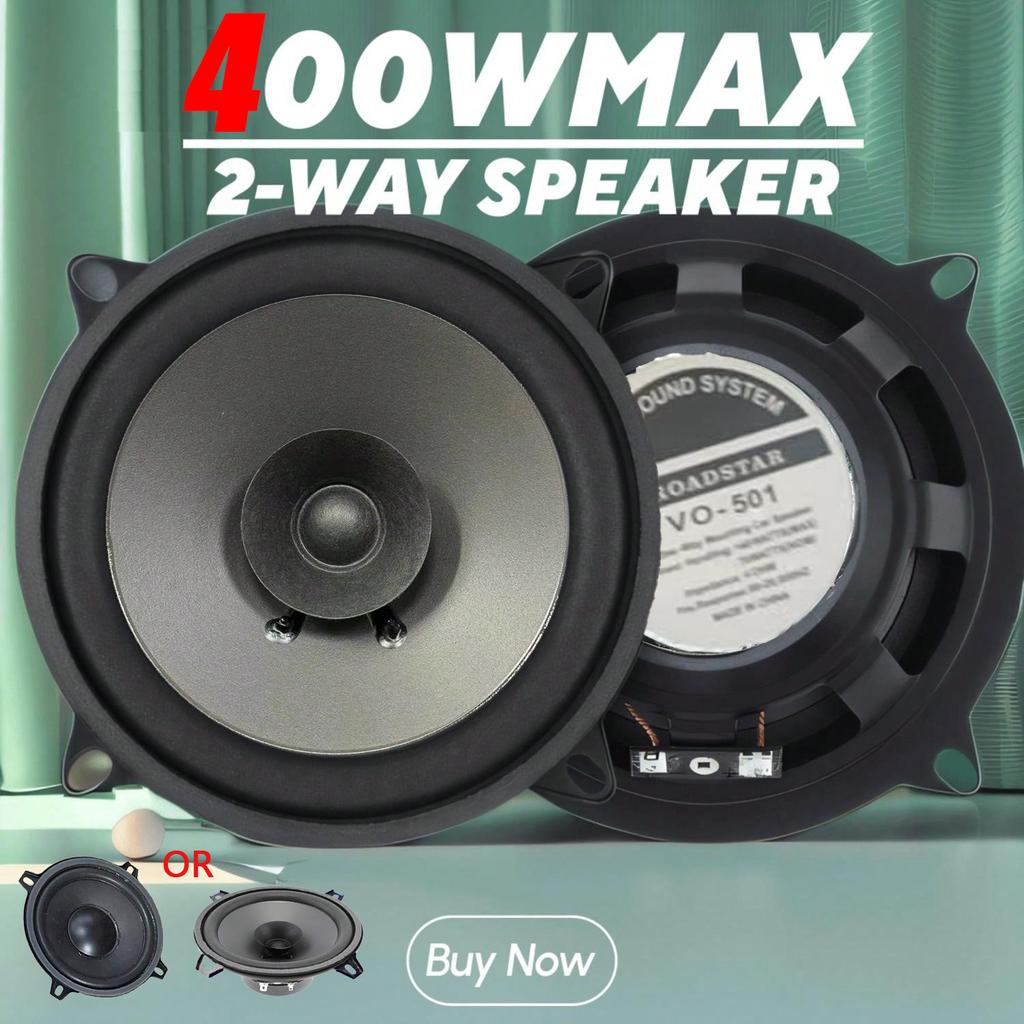 Car Tuning Audio Speaker Heavy Mid-bass Ultra-thin Modified Speaker Horn 6 Inch 600W 2-Way Full Range Frequency Automotive