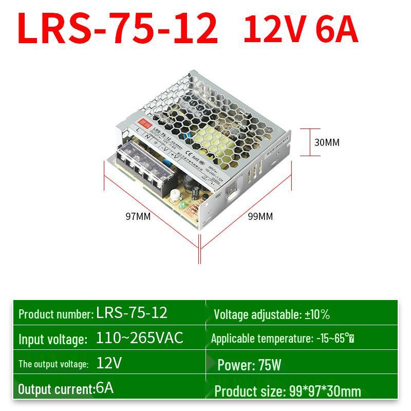 Ultra-Thin Silent LED Switching Power Supply 220V To 5V-48V, 35W-600W