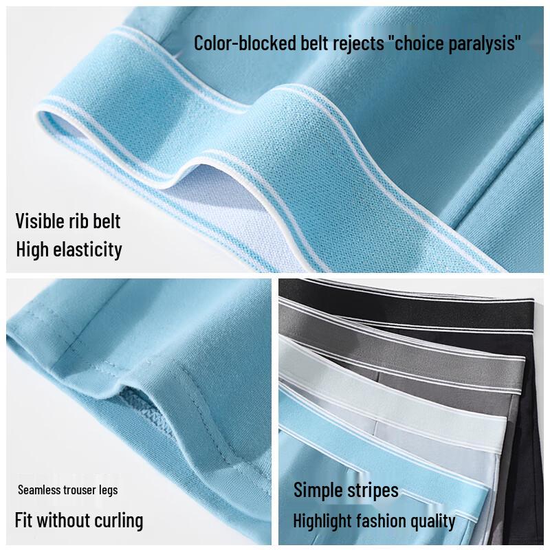 LangSha Men's Pure Cotton Antibacterial Boxer Briefs