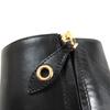 LOUIS VUITTON Ankle boots Monogram Studs Side Zip Black brown leather Women 36 Used