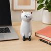 Lifelike Cat Figurine Quirky Vase, Cute Resin Flower Holder for Desk Shelf, Mini Planter Dried Flowers, Creative Home Decor Ornament,