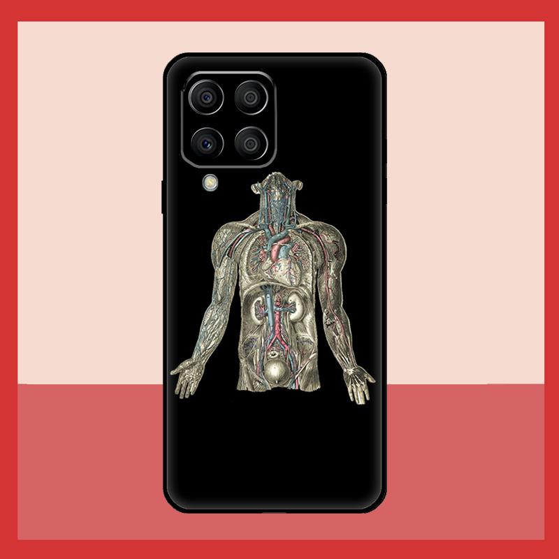 Human Anatomy Case For Samsung Galaxy M12 M52 M06 M16 M36 M56 M33 M15 M55 M31 M13 M14 M53 M32 M35 M34 M54