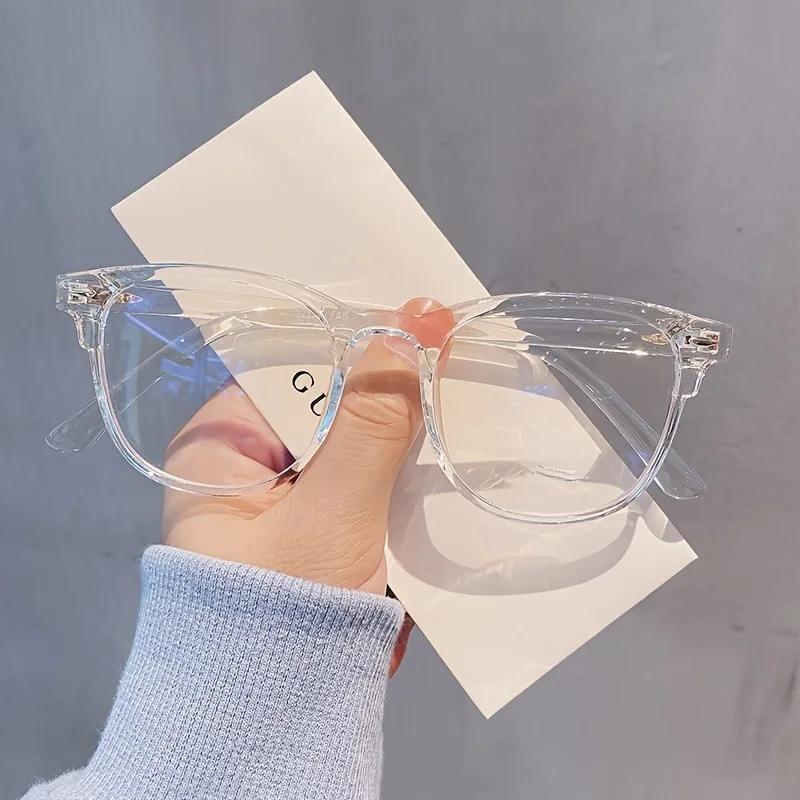 5 Pairs Retro Square Frame Anti Blue Light Glasses for Men Women Unisex