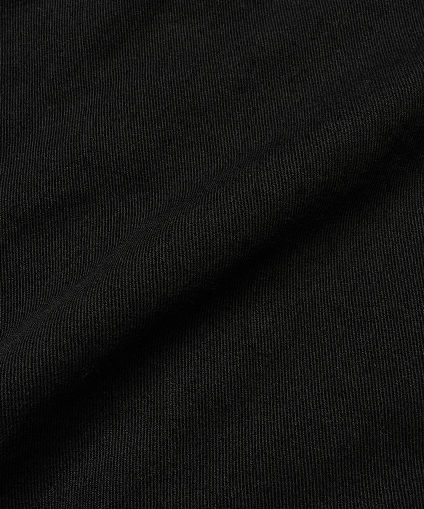 Brownbreath Bb Twill Washed Hood Zip Up - Black