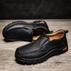 Popular men's shoes 48 men's casual shoes soft-soled overshoes spring new driving leather shoes