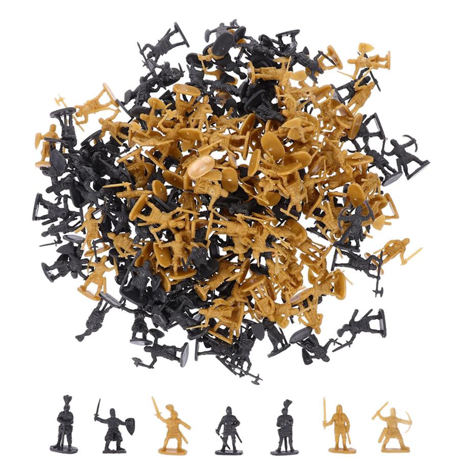 50/100pcs Mini Medieval Soldier Model for Military Game Simulation War History Lovers Collection Party Supplies Desk Decor XJM
