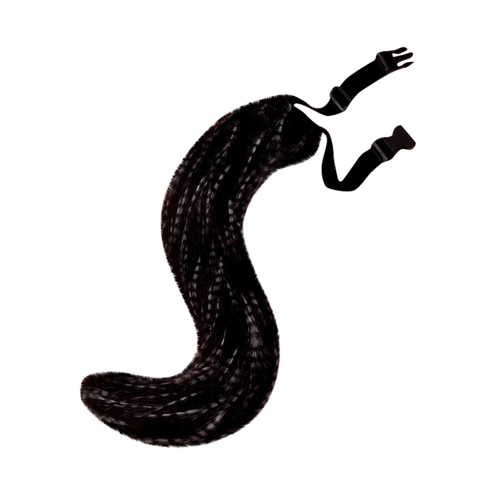 

Женская мода Повседневная плюшевая имитация хвоста Лоури Регулируемый хвост