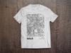 Berlin Germany Blueprint City Map Coordinates Travel Holiday Gift / Heavyweight Cotton Unisex T-shirt with Print Tee Top