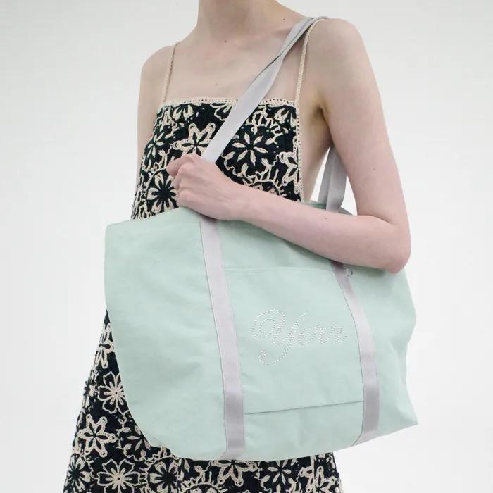 [2nd Reorder]_Yerr Cotton Bag (mint)