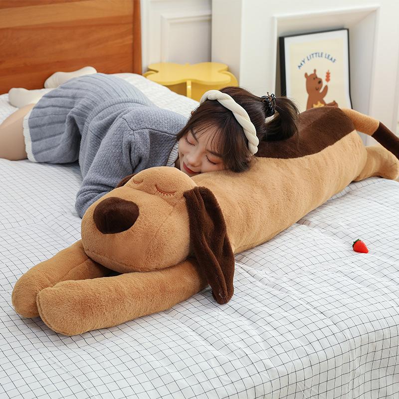 Cute Dog Long Throw Pillow Plush Toy Large Doll Rag Doll Bed Sleeping Pillow Sleeping Pillow