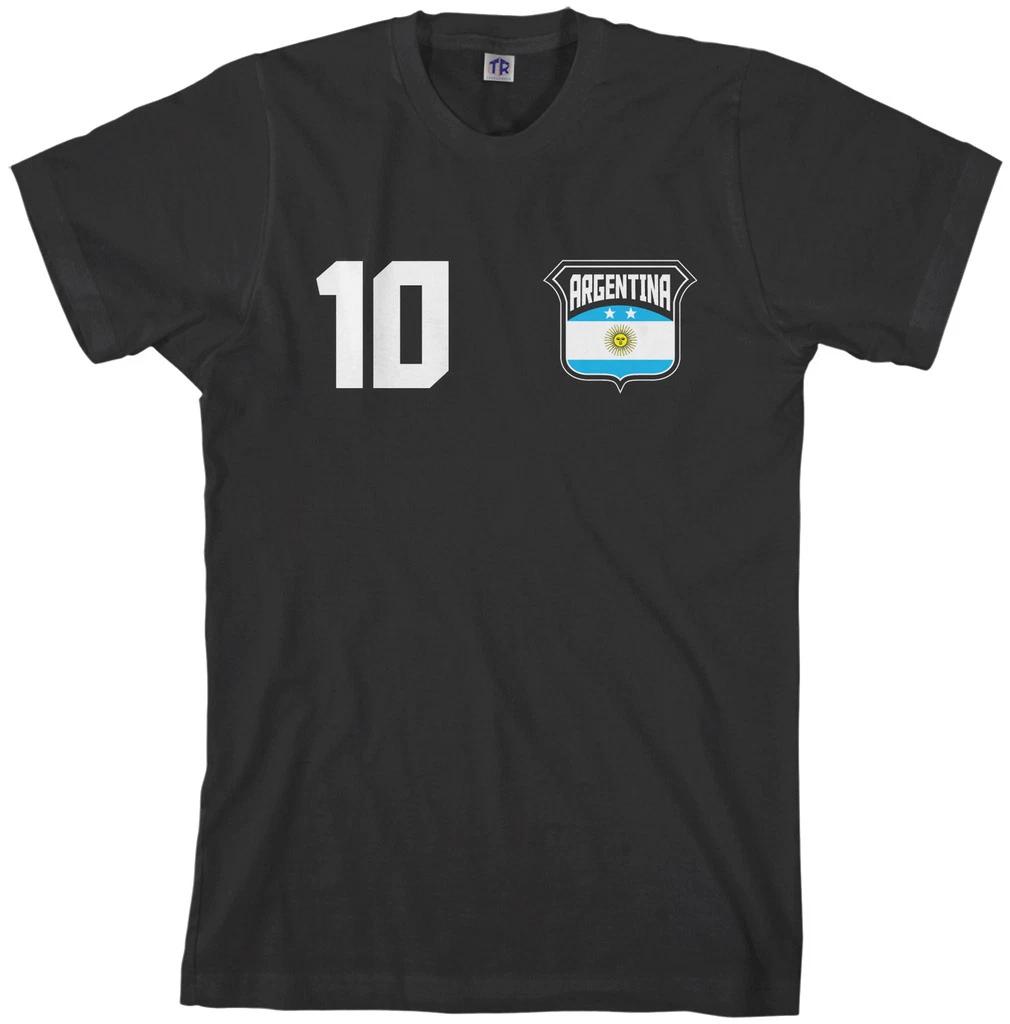 Threadrock Men s Team Argentina Soccer T shirt football L