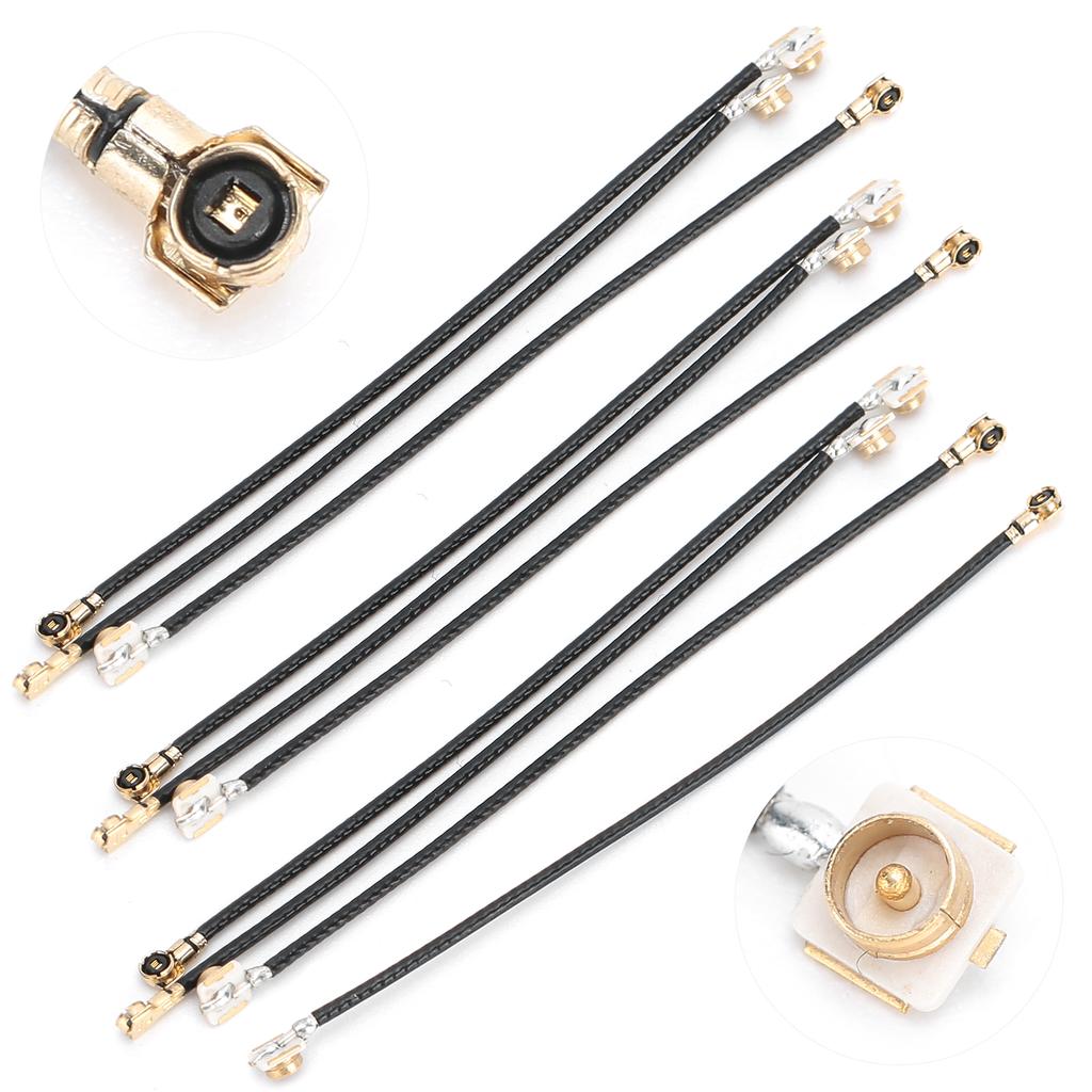 10Pcs Pin Connector IPEX‑4 MH4 Gen4 UFL Female To IPEX‑1 Cable for AX200 9260 8265