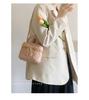 2025 Spring and Summer New Product Portable Mini Bag Rhombus Small Fragrant Wind Chain Bag Versatile Single Shoulder Crossbody Lipstick Small Bag
