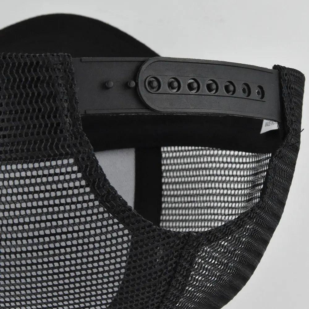 Fashion 5 Panels Baseball Cap Solid Color Mesh Cap Breathable Sun Hats