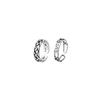 Delicate Sterling 925 Silver Ring Women Minimalist Woven Design Korean Jewelry Style