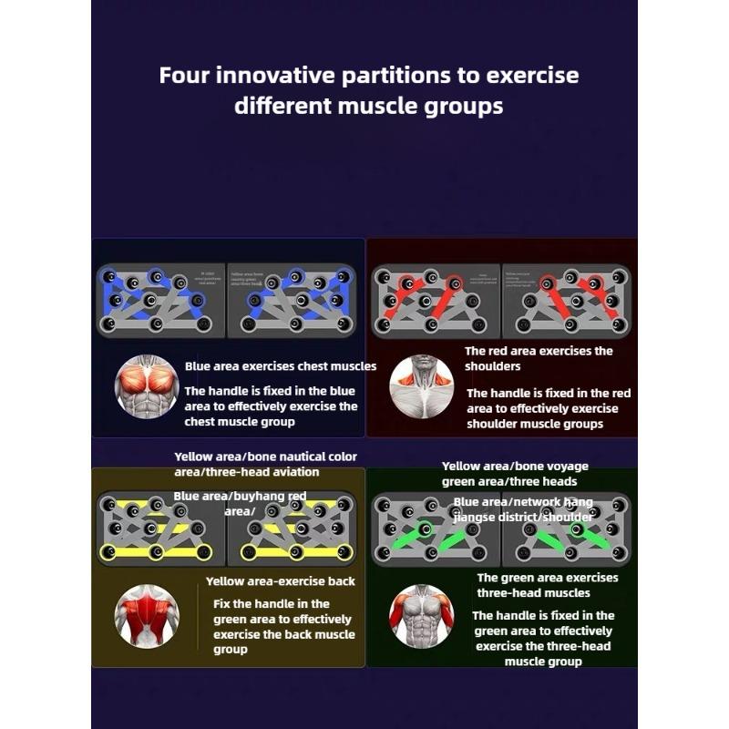 Multi-functional Push-up Board Home Foldable Pectoral Abs Workout Exercise Push-up Plate