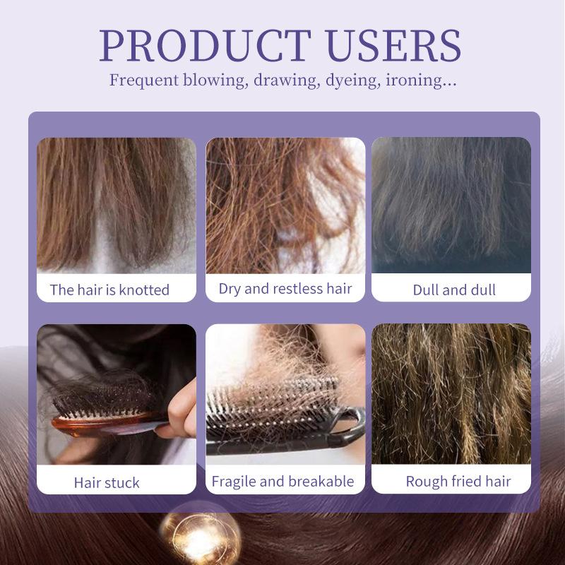 Purple Moroccan Hair Care Essential Oil Argan Oil Moisturizing And Anti-Drying,100ml