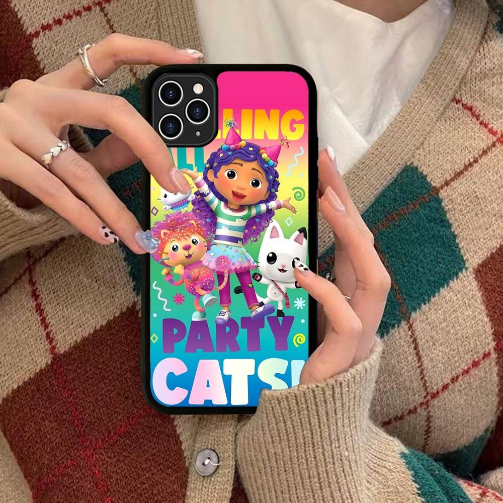 Cute G-Gabbys D-Dollhouse Phone Case For IPhone 17 16 Pro Max 11 12 13 14 15 Hard PC+TPU Bracket Back Cover