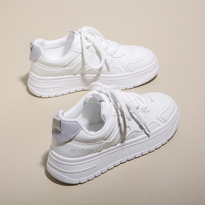 Fashion Platform Sports Shoes Woman Fashion Ventilated Sweet Platform Sneakers Korean Style Versatile Casual Female Shoes
