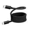 2025 New Trending 1M Nylon Braided Type C To Type C Magnetic Data Transfer Usb C Cable for Mobile Phone