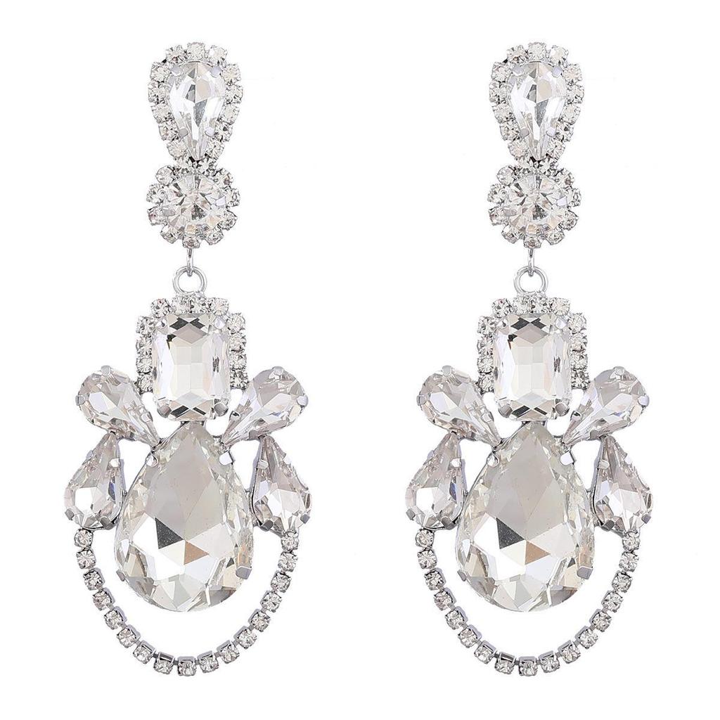 European & American Retro Temperament Water Drop Acrylic Earrings 