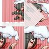 2D flat printing 2pcs Party Window Curtains Cute Cats Fighting Playful Digital Printed Polyester Drapes Festive Curtains Use for