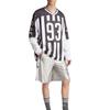 Adidas Originals Adilenium Ss24 Team 93 Jersey Fashion Long Sleeve Crew Neck Retro Football Shirt Men Tops Black White JM4943