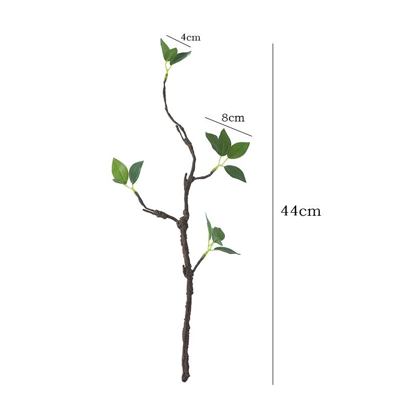 44Cm Artificial Green Plants Branches Home Decorations Green Leaves Flower Arrangements Decoration