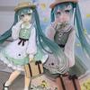 20CM Original Taito Fashion Hatsune Miku Country Anime Figure Toys Action Figurine PVC Model Collection Doll Birthday Gifts