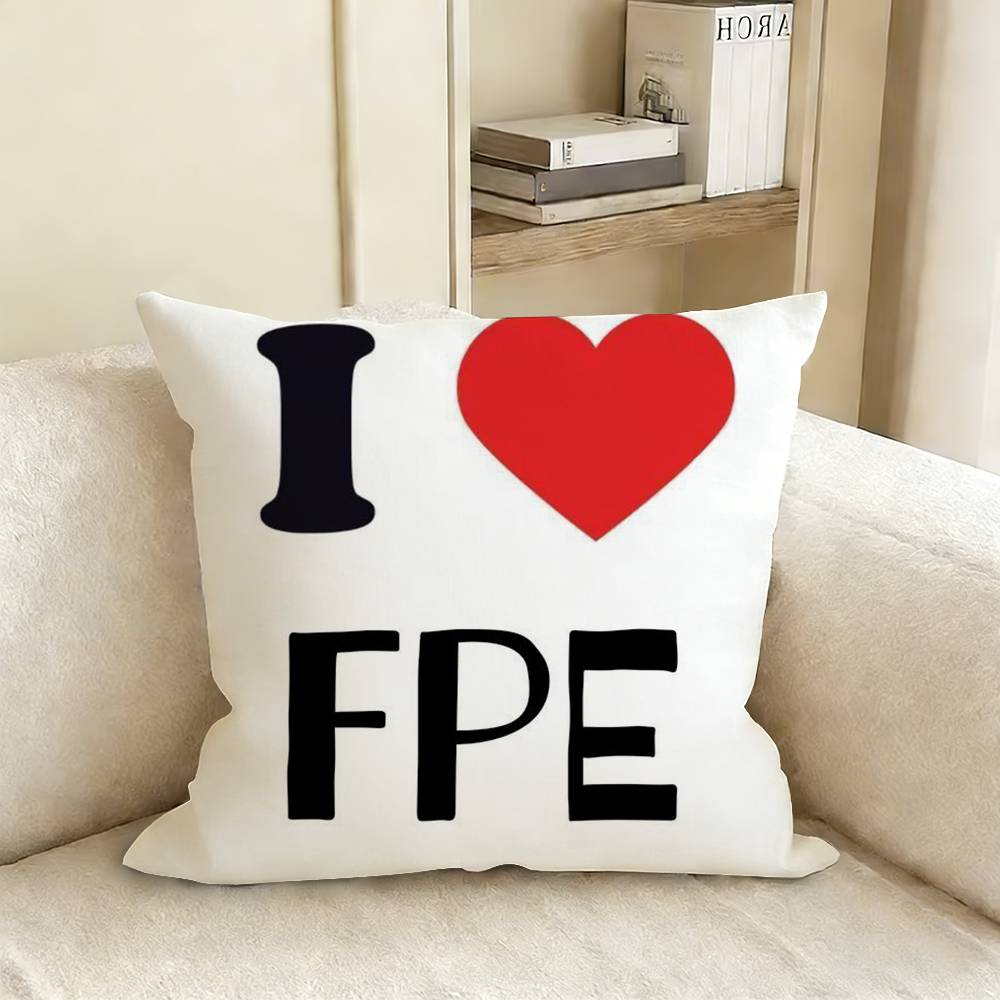 FPE F-Fundamental P-Paper E-Education Various Sizes Square Pillow Case For Car Home Bedchamber Decor