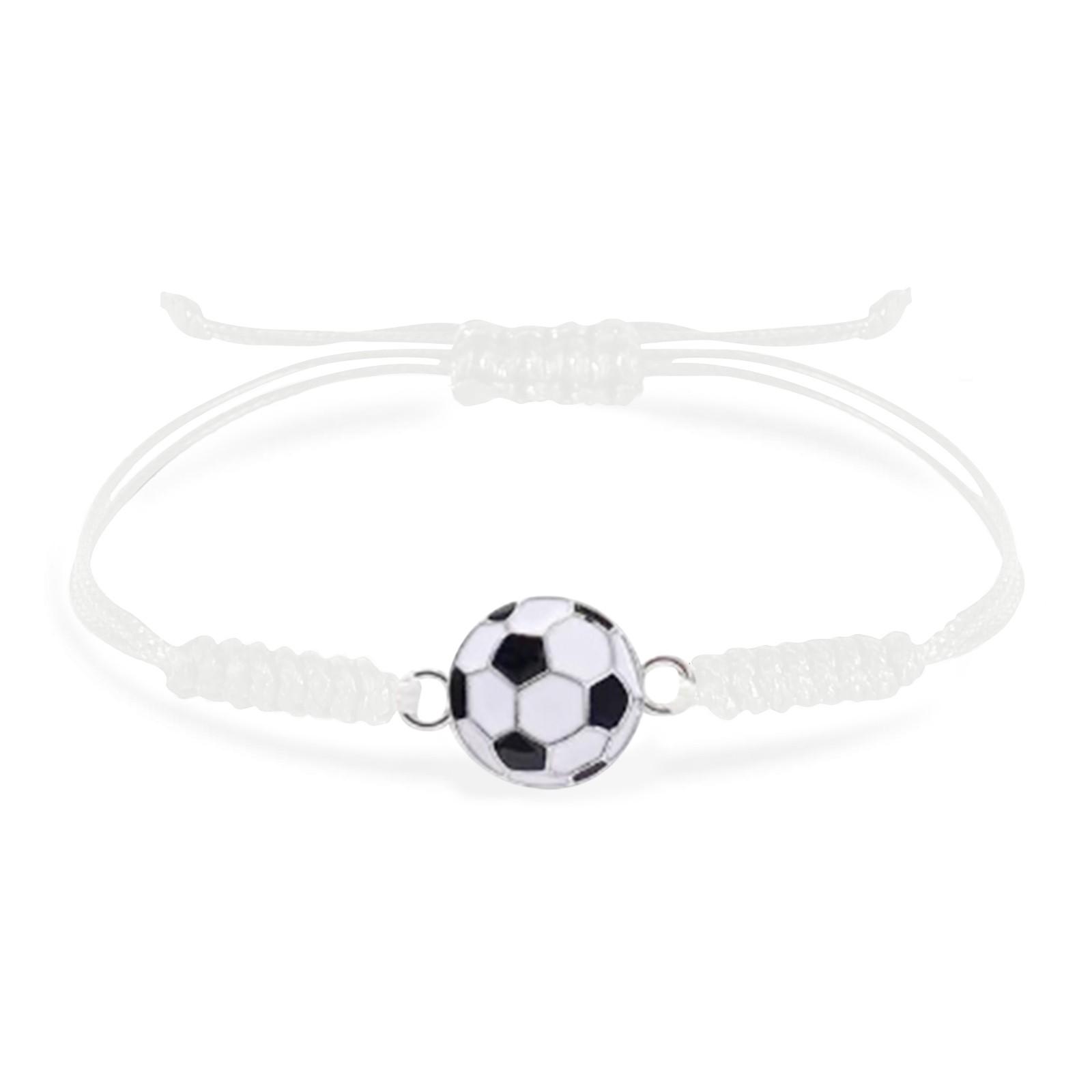 

Football Fan Bracelet Adjustable Weaving Rope Bracelet One Size