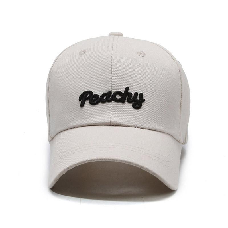 Fashionable Cotton Baseball Cap Featuring Cool Letter Embroidery For Street Style