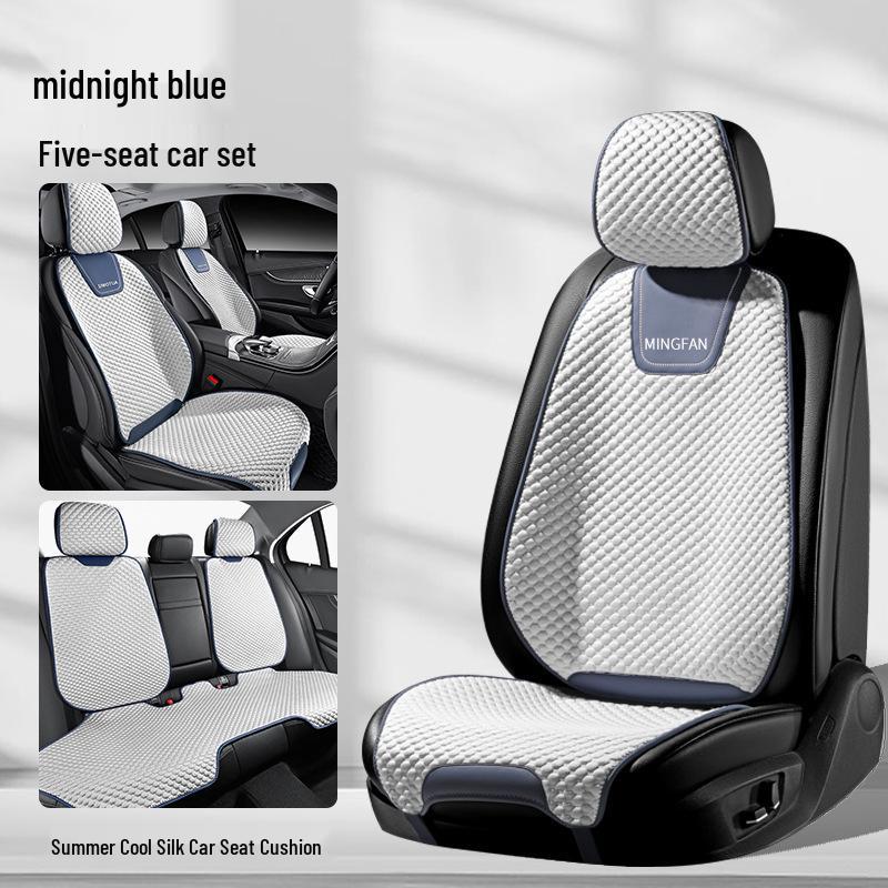 Universal Four Seasons Car Seat Cushion - Breathable, Small Waist Design for Summer and Winter Comfort
