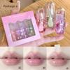 Grape-Flavored Lip Gloss, Moisturizing, Hydrating, Lightening Lip Lines, Preventing Dryness and Cracking, Lip Oil with a Mirror-Like Finish