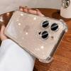 Glitter Bling Clear Case for iPhone 17 Pro Max 16 15 14 13 12 11 Pro Max 16 PLUS 17 Air Silicone Soft Transparent Bumper Cover