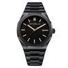 RORIOS Date Quartz Made In Japan For Business Watch for Black Belt C Men's Watch, Popular, Simple, Calendar, Display, Waterproof, Analog, Watch,