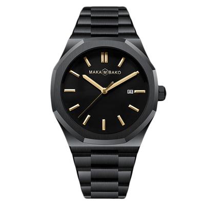 RORIOS Date Quartz Fabricat în Japonia Pentru Ceas de Afaceri pentru Centură Neagră C Ceas pentru Bărbați, Popular, Simplu, Calendar, Afișaj, Rezistent la Apă, Analog, Ceas,