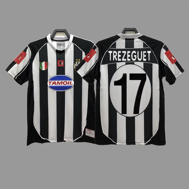 Vintage Jersey Football Jersey Juventus Piero Baggio Zidane Pirlo Buffon Nedved Tracksuit