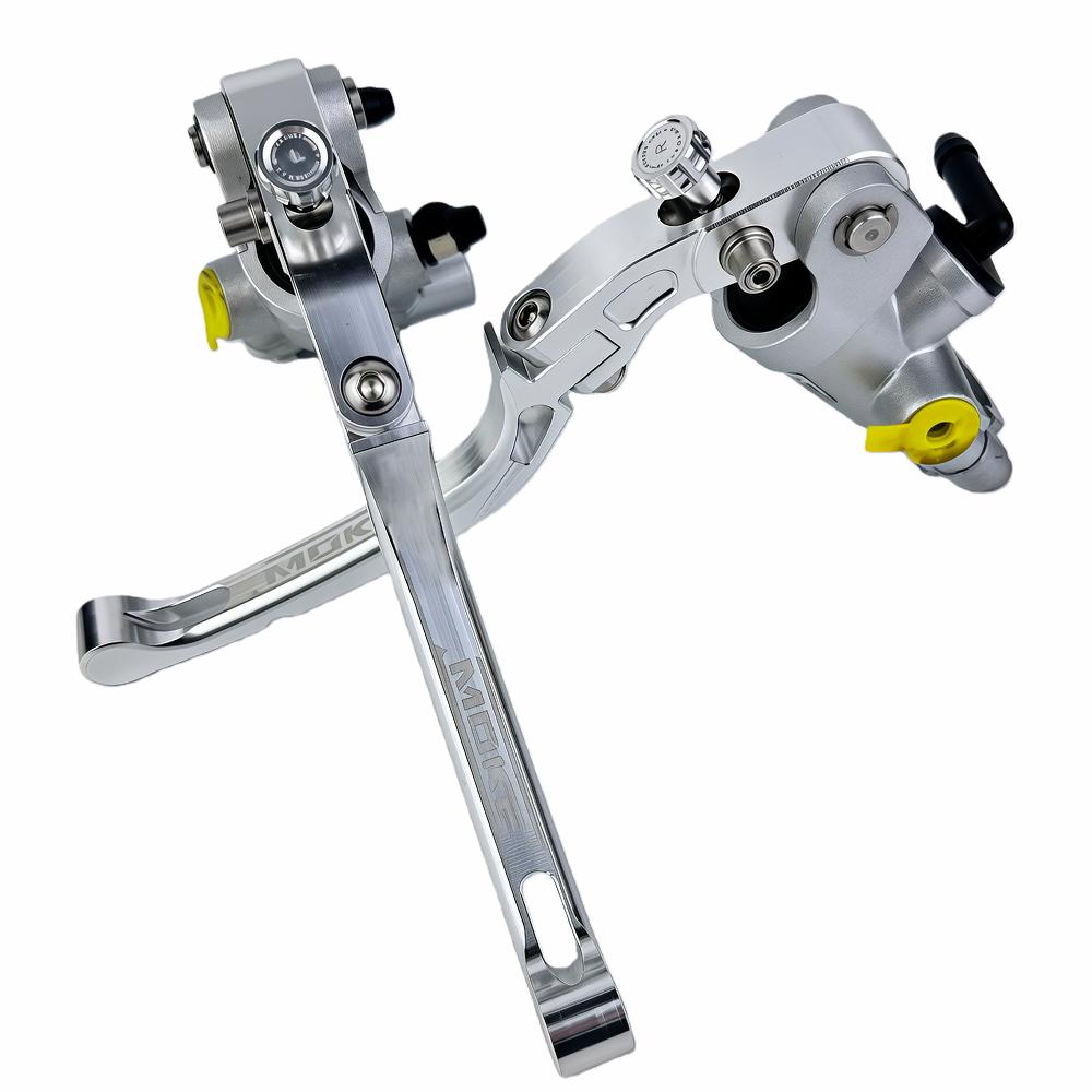 15mm Piston Motorcycle Foldable Clutch Brake Lever Anti-Drop CNC Aluminum  Adjustable Universal Modification Accessories Upgrade