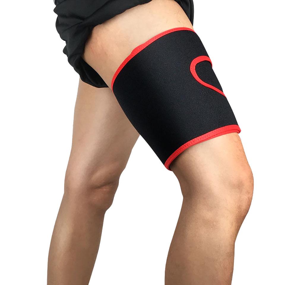 1 шт. Защита бедра для упражнений Регулируемая компрессионная Подходит для пеших прогулок Баскетбола Футбола Велоспорта Гетры для ног Иммобилизует Предотвращает растяжение мышц